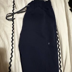 Navy Jaanuu scrub joggers